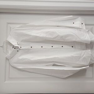 NIKE Mens loose fit cotton button up shirt